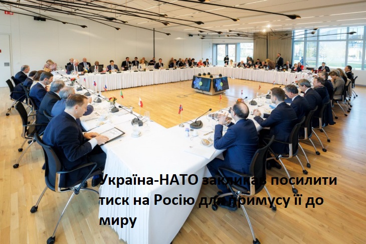 Андрій Сибіга на засіданні Ради Україна-НАТО закликав посилити тиск на Росію для примусу її до миру